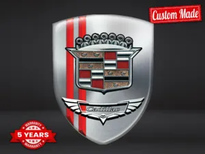 Cadillac Adesivi Lunotto Auto Resistenti Limitati Stile ST